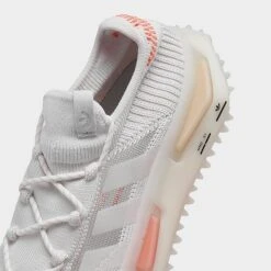 Women's Adidas Originals NMD_S1 Casual Shoes White/Off White/Coral Fusion - HQ4465 100 -Nikes Shoes Shop HQ4465 100 P3