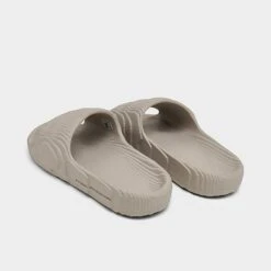 Adidas Originals Adilette 22 Slide Sandals Light Brown/Light Brown/Black - HQ4670 200 -Nikes Shoes Shop HQ4670 200 P4