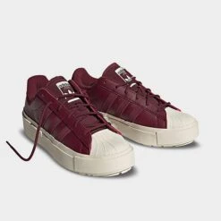 Women's Adidas Originals Superstar Bonega X Casual Shoes Shadow Red/Shadow Red/Pulse Mint - HQ6045 615 -Nikes Shoes Shop HQ6045 615 P2