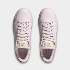 Women's Adidas Originals Stan Smith Casual Shoes Almost Pink/Almost Pink/Off White - HQ6669 684 -Nikes Shoes Shop HQ6669 684 P5