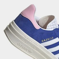 Women's Adidas Originals Gazelle Bold Casual Shoes True Pink/Semi Lucid Blue/White - HQ6894 681 9 Women's Adidas Originals Gazelle Bold Casual Shoes True Pink/Semi Lucid Blue/White - HQ6894 681 -Nikes Shoes Shop HQ6894 681 P3