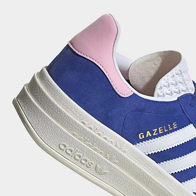 Women's Adidas Originals Gazelle Bold Casual Shoes True Pink/Semi Lucid Blue/White - HQ6894 681 4 Women's Adidas Originals Gazelle Bold Casual Shoes True Pink/Semi Lucid Blue/White - HQ6894 681 - Image 3