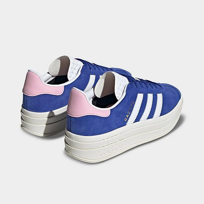Women's Adidas Originals Gazelle Bold Casual Shoes True Pink/Semi Lucid Blue/White - HQ6894 681 5 Women's Adidas Originals Gazelle Bold Casual Shoes True Pink/Semi Lucid Blue/White - HQ6894 681 - Image 4