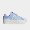 Women's Adidas Originals Superstar Bonega Platform Casual Shoes Blue Dawn/White/Silver Metallic - HQ9841 450 -Nikes Shoes Shop HQ9841 450 P1