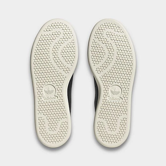 Women's Adidas Originals Stan Smith Casual Shoes Black Leather/Off White/Wonder White/Leopard Accent - IE4633 001 8 Women's Adidas Originals Stan Smith Casual Shoes Black Leather/Off White/Wonder White/Leopard Accent - IE4633 001 - Image 6