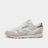 Women's Reebok Classic Leather Casual Shoes White/Beige/Khaki/Red - IE4879 100 -Nikes Shoes Shop IE4879 100 P1