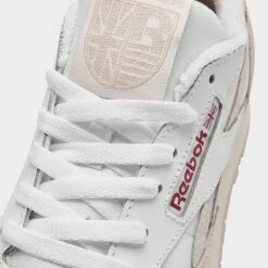 Women's Reebok Classic Leather Casual Shoes White/Beige/Khaki/Red - IE4879 100 -Nikes Shoes Shop IE4879 100 P3