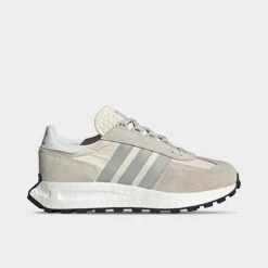 Women's Adidas Originals Retropy E5 Casual Shoes Chalk White/Grey/Grey - IE7063 100