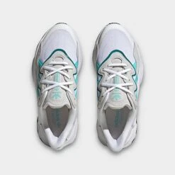 Women's Adidas Originals Ozweego Casual Shoes White/Flash Aqua/Arctic Fusion - IE7098 100 -Nikes Shoes Shop IE7098 100 P5