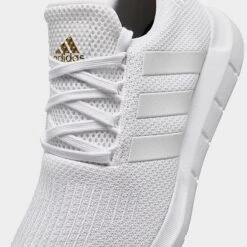 Women's Adidas Swift Run 1.0 Casual Shoes White/White/Gold Metallic - IE7480 100 -Nikes Shoes Shop IE7480 100 P3