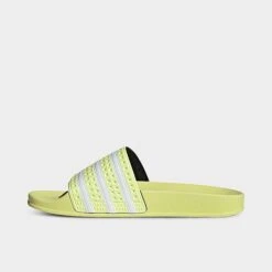 Women's Adidas Originals Adilette Slide Sandals Pulse Yellow/White/Pulse Yellow - IE9616 735 10 Women's Adidas Originals Adilette Slide Sandals Pulse Yellow/White/Pulse Yellow - IE9616 735 -Nikes Shoes Shop IE9616 735 P3