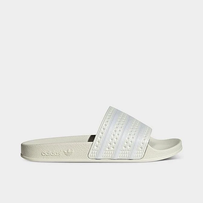 Women's Adidas Originals Adilette Slide Sandals Off White/White/Off White - IE9619 100 3 Women's Adidas Originals Adilette Slide Sandals Off White/White/Off White - IE9619 100
