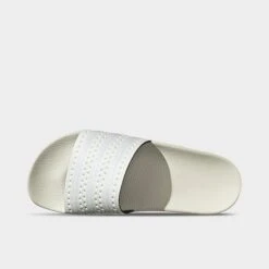 Women's Adidas Originals Adilette Slide Sandals Off White/White/Off White - IE9619 100 12 Women's Adidas Originals Adilette Slide Sandals Off White/White/Off White - IE9619 100 -Nikes Shoes Shop IE9619 100 P5