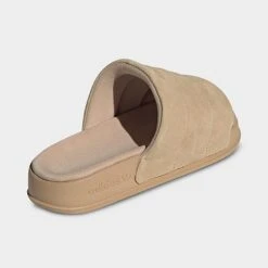 Women's Adidas Originals Adilette Essential Slide Sandals Magic Beige/Magic Beige/Magic Beige - IE9650 250 -Nikes Shoes Shop IE9650 250 P4