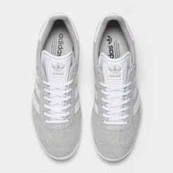 Women's Adidas Originals Gazelle Casual Shoes Grey/White/Core Black - IF0917 033 -Nikes Shoes Shop IF0917 033 P5