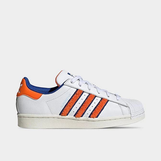 Women's Adidas Originals Superstar Casual Shoes White/Orange/Team Royal Blue - IF7610 100 3 Women's Adidas Originals Superstar Casual Shoes White/Orange/Team Royal Blue - IF7610 100