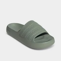 Women's Adidas Originals Adilette Ayoon Slide Sandals Silver Green/Collegiate Green/Silver Green - IF7618 338 9 Women's Adidas Originals Adilette Ayoon Slide Sandals Silver Green/Collegiate Green/Silver Green - IF7618 338 -Nikes Shoes Shop IF7618 338 P2