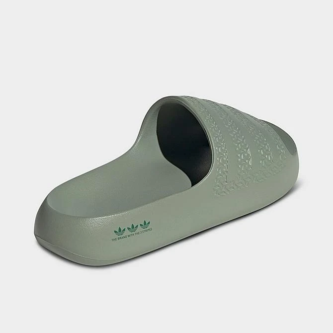Women's Adidas Originals Adilette Ayoon Slide Sandals Silver Green/Collegiate Green/Silver Green - IF7618 338 6 Women's Adidas Originals Adilette Ayoon Slide Sandals Silver Green/Collegiate Green/Silver Green - IF7618 338 - Image 4