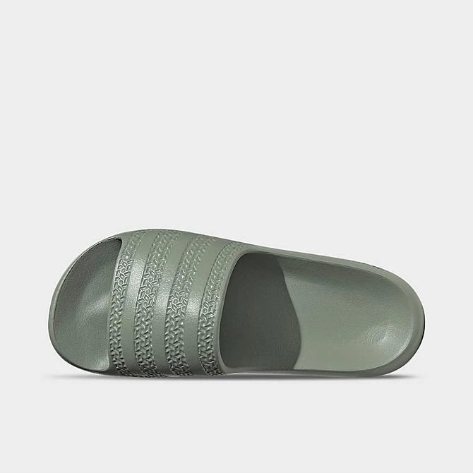 Women's Adidas Originals Adilette Ayoon Slide Sandals Silver Green/Collegiate Green/Silver Green - IF7618 338 7 Women's Adidas Originals Adilette Ayoon Slide Sandals Silver Green/Collegiate Green/Silver Green - IF7618 338 - Image 5
