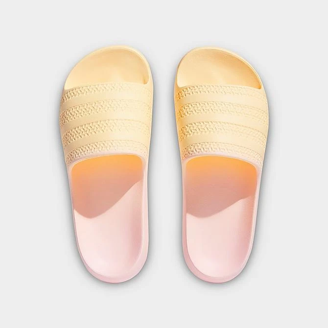 Women's Adidas Originals Adilette Ayoon Slide Sandals Acid Orange/Clear Pink/Acid Orange - IF7629 826 7 Women's Adidas Originals Adilette Ayoon Slide Sandals Acid Orange/Clear Pink/Acid Orange - IF7629 826 - Image 5