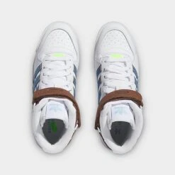 Women's Adidas Forum Mid X KSENIA SCHNAIDER Casual Shoes White/Supplier Colour/Preloved Brown - IF7714 100 -Nikes Shoes Shop IF7714 100 P5