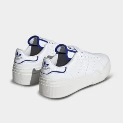 Women's Adidas Originals Stan Smith Bonega 2B Casual Shoes White/Lucid Blue/White - IG2394 100 -Nikes Shoes Shop IG2394 100 P4