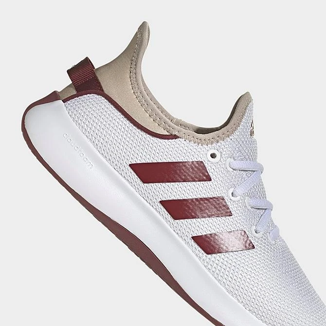Women's Adidas Cloudfoam Pure SPW Casual Shoes White/Shadow Red/Wonder Beige - IG2528 100 5 Women's Adidas Cloudfoam Pure SPW Casual Shoes White/Shadow Red/Wonder Beige - IG2528 100 - Image 3