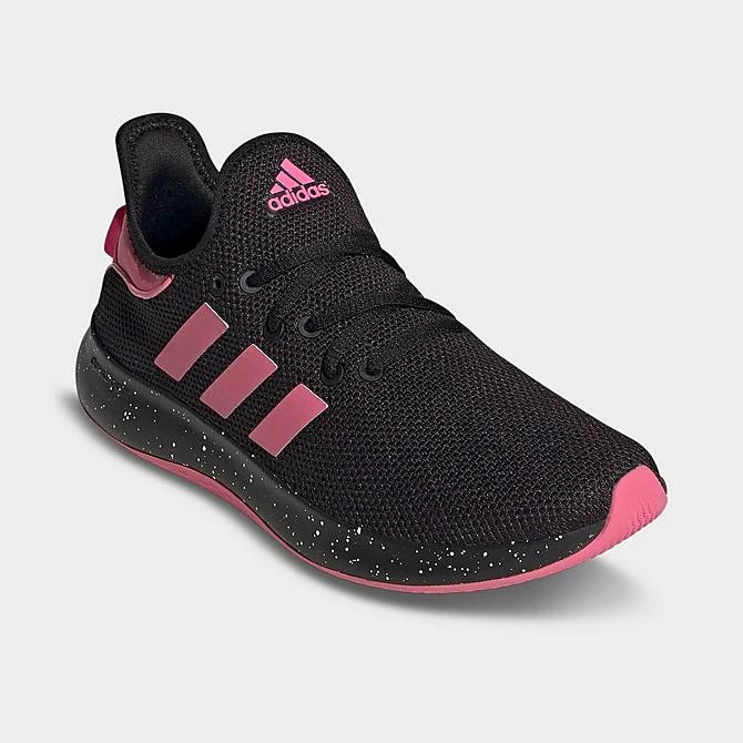 Women's Adidas Cloudfoam Pure SPW Casual Shoes Black/Pink Fusion/Lucid Pink - IG7380 001 4 Women's Adidas Cloudfoam Pure SPW Casual Shoes Black/Pink Fusion/Lucid Pink - IG7380 001 - Image 2