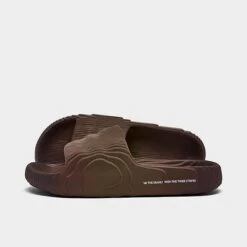 Adidas Originals Adilette 22 Slide Sandals Preloved Brown/Shadow Brown/Black - IG7493 201
