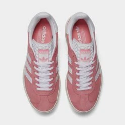 Women's Adidas Originals Gazelle Bold Casual Shoes Super Pop/White/White - IG9653 624 -Nikes Shoes Shop IG9653 624 P5