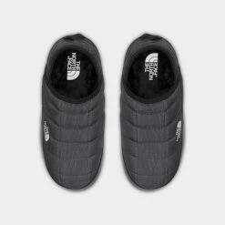 Women's The North Face ThermoBall™ Traction Mule V Slip-On Casual Shoes Phantom Grey Heather Print/TNF Black - NF0A3V1H 021 -Nikes Shoes Shop NF0A3V1H 021 P3