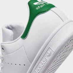 Women's Adidas Originals Stan Smith Casual Shoes Synthetic White/Green/White - Q47226 100 -Nikes Shoes Shop Q47226 100 P3