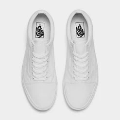 Vans Old Skool Casual Shoes White/White - VN000D3A 100 -Nikes Shoes Shop VN000D3A 100 P5